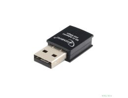 Gembird Сетевой адаптер WiFi 300 Мбит, мини, USB, 802.11b/g/n, RTL8192EU (WNP-UA-005)