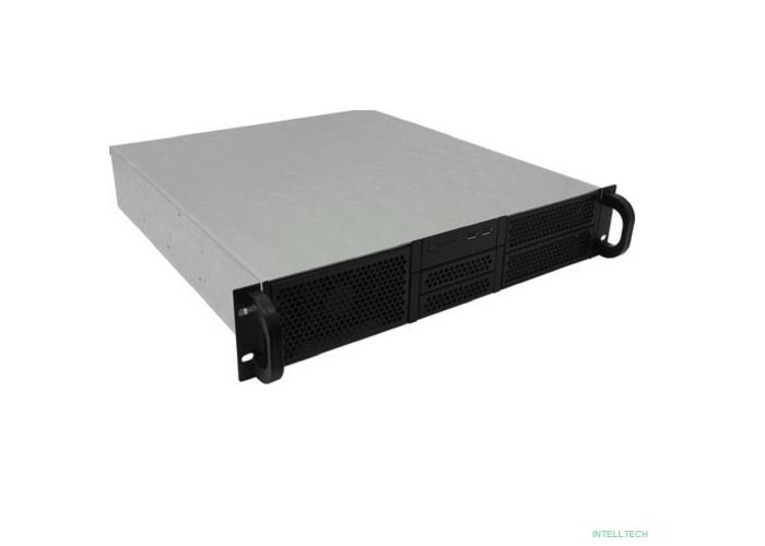 Procase RE204-D2H5-A-48 Корпус 2U server case,2x5.25+5HDD,черный,без блока питания(2U,2U-redundant),глубина 480мм,ATX 12