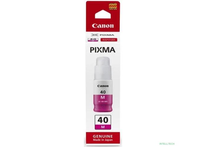 Canon GI-40M 3401C001 картридж струйный для Canon Pixma G5040/G6040, пурпурный,  70 мл.