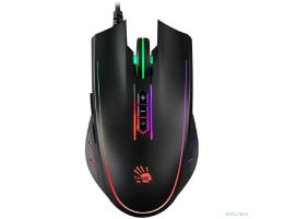 Мышь A4Tech Bloody Q81 Curve черный оптическая (6200dpi) USB (8but)