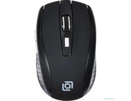 Oklick 455MW черный оптическая (1600dpi) беспроводная USB (6but) [945818]