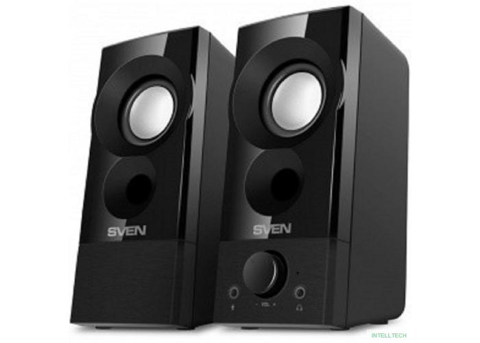 SVEN 357 черный {Питание через USB-порт ПК, ноутбука или адаптер DC 5V}