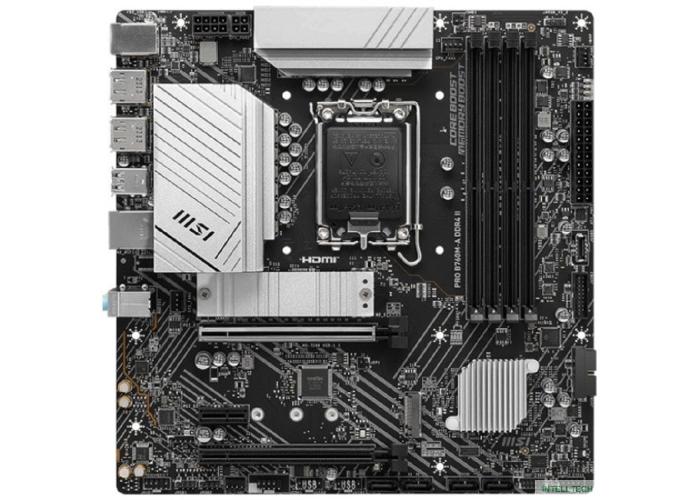Материнская плата MSI PRO B760M-A DDR4 II, LGA 1700, Intel B760, mATX, Ret
