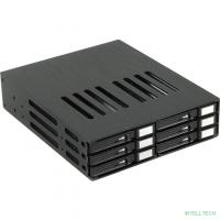 Procase L2-106-SATA3-BK {Корзина L2-106SATA3 6 SATA3/SAS, черный, с замком, hotswap mobie rack module for 2,5