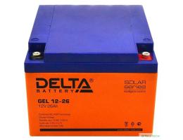 Delta GEL 12-26 (12V/26Ач) свинцово- кислотный аккумулятор  