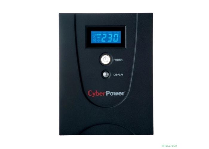 CyberPower VALUE2200EILCD ИБП {Line-Interactive, Tower, 2200VA/1320W USB/RS-232/RJ11/45 (6 IEC), 12В/9 Ач х 2}