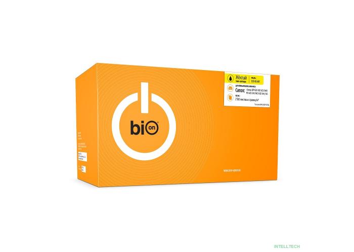 Bion BCR-054HY Картридж для Canon{ i-Sensys LBP-620/621/623/640/MF-640/641/642/643/644/645 }(2300  стр.), Желтый, с чипом