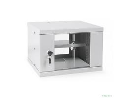 Cabeus WSC-4U Шкаф телекоммуникационный настенный 10" 4U 326x300x225mm (ШхГхВ) дверь стекло