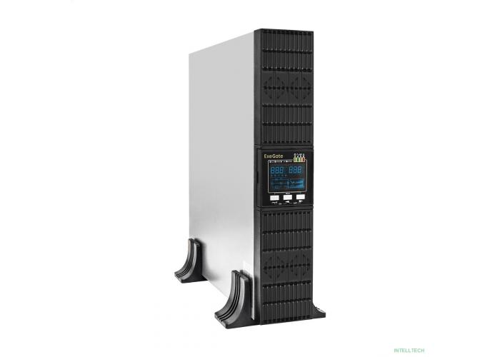 Exegate EX297668RUS ИБП On-line ExeGate PowerExpert ULS-3000.LCD.AVR.6C13.USB.RS232.SNMP.BC.2U <3000VA/3000W, On-Line, PF=1, LCD, 6*C13, RS232, USB, SNMP-slot, встроенные батареи 12V 7.2Ah - 6шт, бата