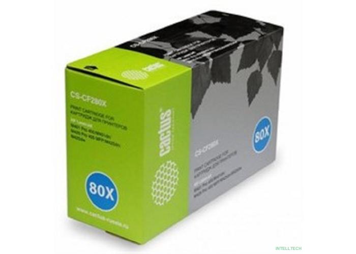 CACTUS CS-CF280XS  Картридж (CS-CF280X/XS) для принтеров HP LJ Pro 400/M401/M425, черный, 6900 стр.