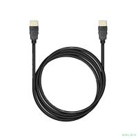 Bion Кабель HDMI v1.4, 19M/19M, 3D, 4K UHD, Ethernet, CCS, экран, позолоченные контакты, 2м, черный [BXP-CC-HDMI4L-020]