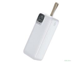 Perfeo Powerbank Atomic Age 30000 mAh/LED дисплей/PD + QC 3.0/Type-C/2 USB/Выход: 5A, max 22.5WWhite (PF_E1477)
