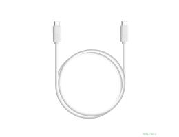 Bion Кабель для зарядки USB Type-C to Type-C (CM/CM), 3A, 60W, USB 2.0, 1м, белый [BXP-CCP-USBC-CMCM-1M-W]