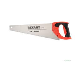 Rexant (12-8214) Ножовка по дереву Зубец 450мм, 7-8 TPI, каленый зуб 2D, двухкомпонентная рукоятка