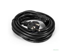 Exegate ES280998RUS Кабель питания ExeGate Special PC-5S (Евровилка Schuko->С13) 3*0.75mm?, CCA, черный, 5м.