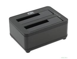 AgeStar 3UBT8 black Док-станция для HDD AgeStar 3UBT8 SATA III пластик/алюминий черный 2.5"/3.5"