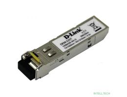 D-Link 220T/20KM/A1A WDM SFP-трансивер с 1 портом 100Base-BX-D (Tx:1550 нм, Rx:1310 нм) для одномодового оптического кабеля (до 20 км)