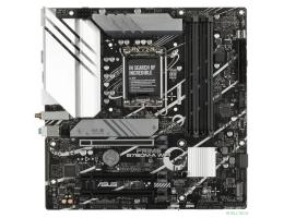 ASUS PRIME B760M-A WIFI (Socket 1700, mATX, 4xDDR5(128GB), 2xHDMI 2.1/DP, 3xPCIe 4.0x16, 1xLAN (2.5GbE), Wi-Fi, BT, 4xSATA 6Gb/s, 2xM.2, 2xUSB 3.2, 4xUSB 2.0, 1xPS/2)