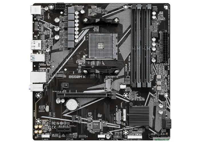 Gigabyte B550M K {SocketAM4, AMD B550, mATX} Ret