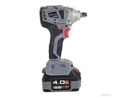 Аккумуляторный бесщеточный гайковерт PROFIPOWER MKDTW-18B (18В,Li-ion-2шт, 4.0Ач, 330Нм, З/У, в кейсе) [E0081]