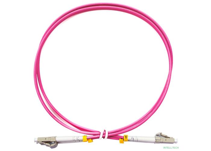 Cabeus FOP-50-OM4-LC-LC-0,5m Шнур оптический duplex LC-LC 50/125 mm OM4 0,5м LSZH