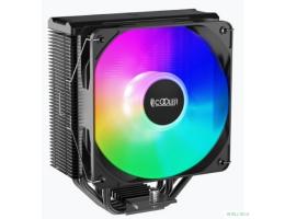 PCCooler Paladin EX400S S115X/1200/1700/AM4 (TDP 180W, 120mm PWM LED FAN, 4 тепловые трубки 6мм, 800-1800RPM, 28,6dBa)