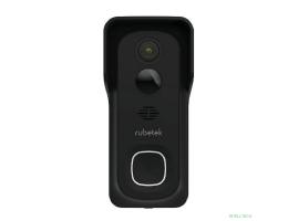 RUBETEK RV-3440 Видеозвонок на батарейках (цв. чёрный), 2 Мп, 1/2.9'' CMOS, объектив 2.4 мм, ONVIF/WebRTC/RTSP, слот microSD, Wi-Fi 2.4 ГГц, PIR датчик 100°, 6700 мАч, IP65, металл