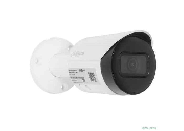 DAHUA DH-IPC-HFW2230SP-S-0280B-S2 Уличная цилиндрическая IP-видеокамера 2Мп, 1/2.8” CMOS, объектив 2.8мм, видеоаналитика, ИК 30м, IP67, металл