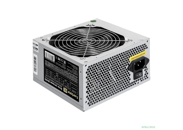 Exegate EX244554RUS Блок питания 450W Exegate UN450, ATX, 12cm fan, 24+4pin, 6pin PCI-E, 4*SATA, 1*FDD, 1*IDE