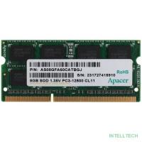 Apacer DDR3 SODIMM 8GB DV.08G2K.KAM PC3-12800, 1600MHz, 1.35V
