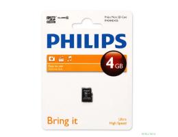 Micro SecureDigital 4GB Philips microSDHC Class 10