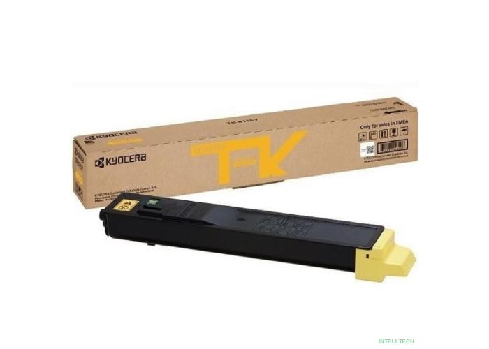 Kyocera-Mita TK-8115Y Тонер-Картридж, Yellow {M8124cidn/M8130cidn (6000стр.)}