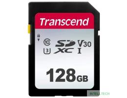 SecureDigital 128Gb Transcend TS128GSDC300S {SDXC Class 10, UHS-I U3}