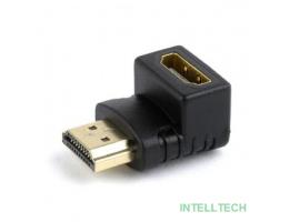 Cablexpert Переходник HDMI-HDMI 19F/19M, угловой  соединитель 90 градусов, золотые разъемы (A-HDMI90-FML)