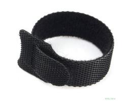 Cablexpert Хомуты-липучки на основе ленты Velcro® VT-145x11BK  145 x 11 мм, черные (12 шт.)