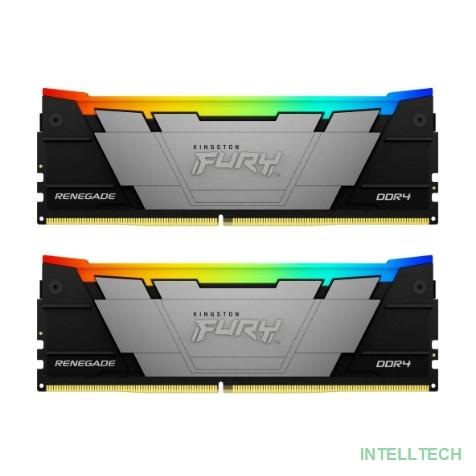 Kingston 64GB 3600MT/s DDR4 CL18 DIMM (Kit of 2) FURY Renegade RGB KF436C18RB2AK2/64