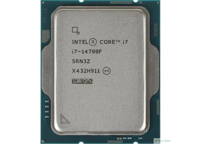 CPU Intel Core i7-14700F, 2.1ГГц, (Turbo 5.4ГГц), 20-ядерный, 33МБ, LGA1700, OEM