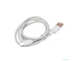 Cablexpert Кабель USB2.0, AM/Type-C, 6A, 66Вт, QC3.0, медь, 1м, белый, пакет (CC-USB2-AMCM-66W-1M-W)