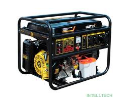 Huter DY8000L 64/1/33 Электрогенератор {четырехтактный, 6500Вт, 220В/50Гц, 91Дб, принудительное охлаждение, бак 25 л, расход бензина 374 г/кВтч, расход масла 6,8 г/кВтч, вес 79.5 кг }