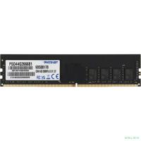 Patriot DDR4 DIMM 4GB PSD44G266681 PC4-21300, 2666MHz