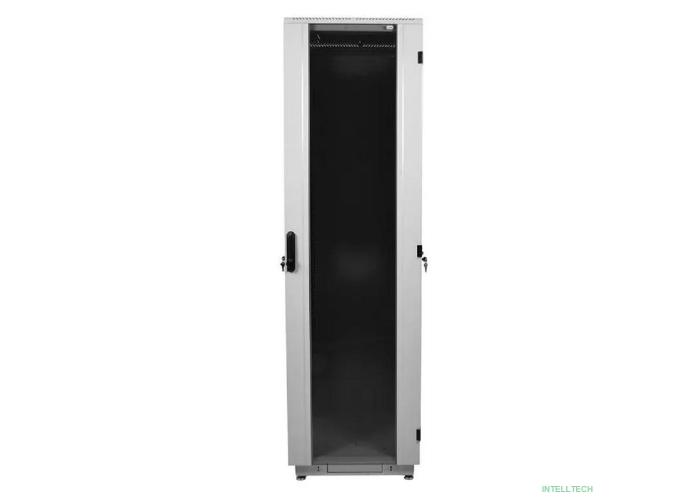 ЦМО Шкаф телекоммуникационный напольный 48U (600 x 600) дверь стекло, ШТК-М-48.6.6-1ААА