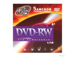 VS DVD+RW 4,7 GB 4x конверт/5 (620588)