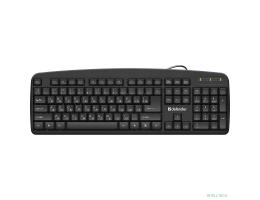Defender Клавиатура Office HB-910 RU USB [45910] {Проводная, полноразмерная, черная}