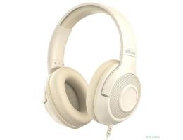 RITMIX RH-544TV Beige {Наушники. 40 мм, 20-20000 Гц, 32 Ом, 99 дБ ± 3 дБ, 5 м, пластик}