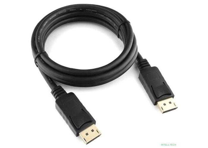Кабель DisplayPort Cablexpert, v1.3, 2м, 20M/20M, черный, экран, пакет (CC-DP3-2M)			