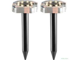 Rexant 71-0087 Набор отпугивателей кротов с садовым фонариком (R20*2 камень)