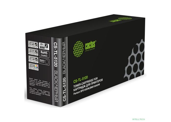 Картридж лазерный Cactus CS-TL-5120 TL-5120/TL-5120P черный (3000стр.) для Pantum BM5100ADN/BM5100ADW/BM5100FDN/BM5100FDW/BP5100DN/BP5100DW