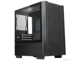 XASTRA Корпус  A400M 0F Black mATX/Mesh/Screwless TG+Mesh/ no fans/ A400M-0F