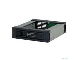 Procase L3-101-SATA3-BK  {Hot-swap корзина 1 SATA3/SAS 6Gb, черный, с замком, hotswap aluminium mobie rack module (1x5,25) 1xFAN 40x15mm}