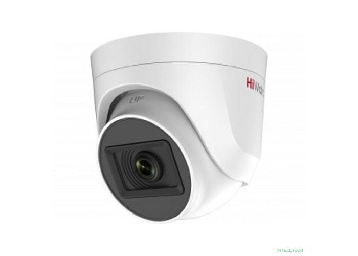 HIWATCH Ecoline HDC-T020-P(B)(2.8MM),  1080р,  2.8 мм,  белый Камера видеонаблюдения аналоговая 